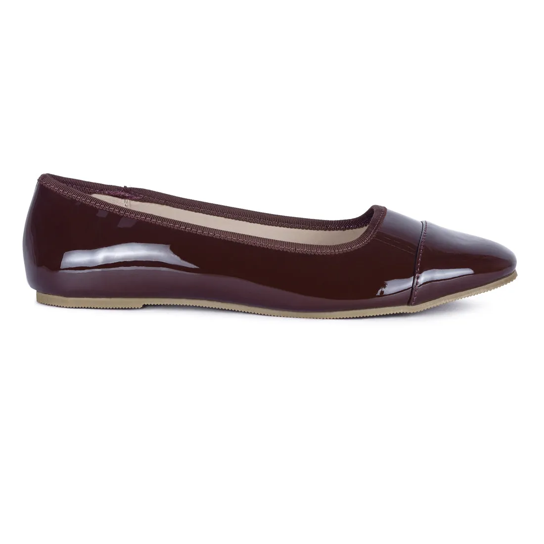 Almond Toe Ballerina Flat Shoes