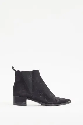 Black Suede Jansen Boot