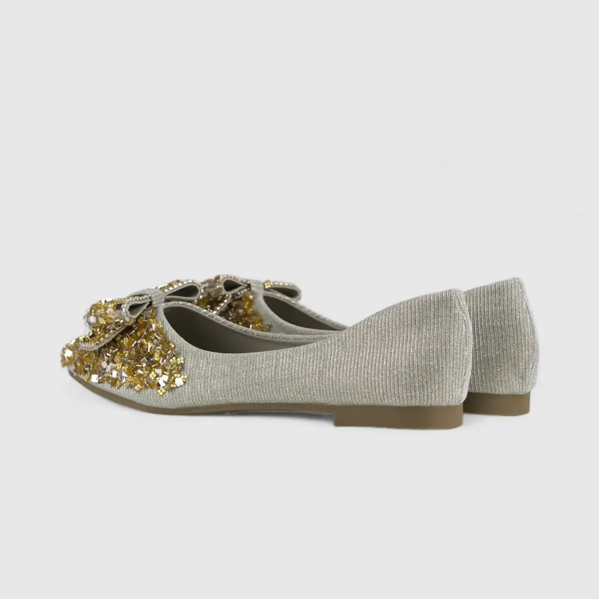 Bulbul Bling Pump Silver HAR020