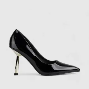 Bulbul Court Shoe Black LU005