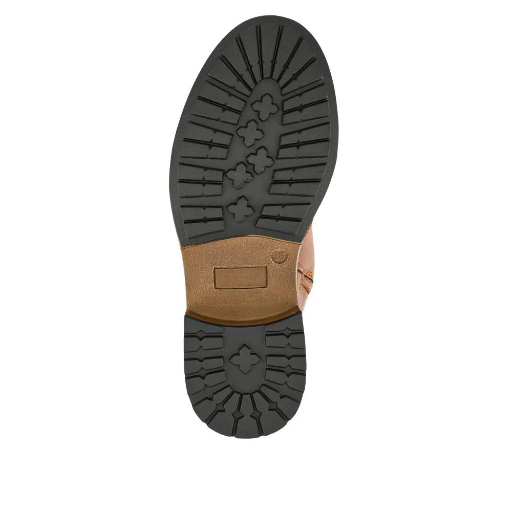 Casual Block-Heeled Chelsea Boots - WBINS40155 / 326 298