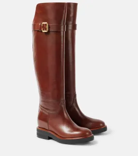 Chloe Coddington leather over-the-knee boots Chloe Coddington leather over-the-knee boots