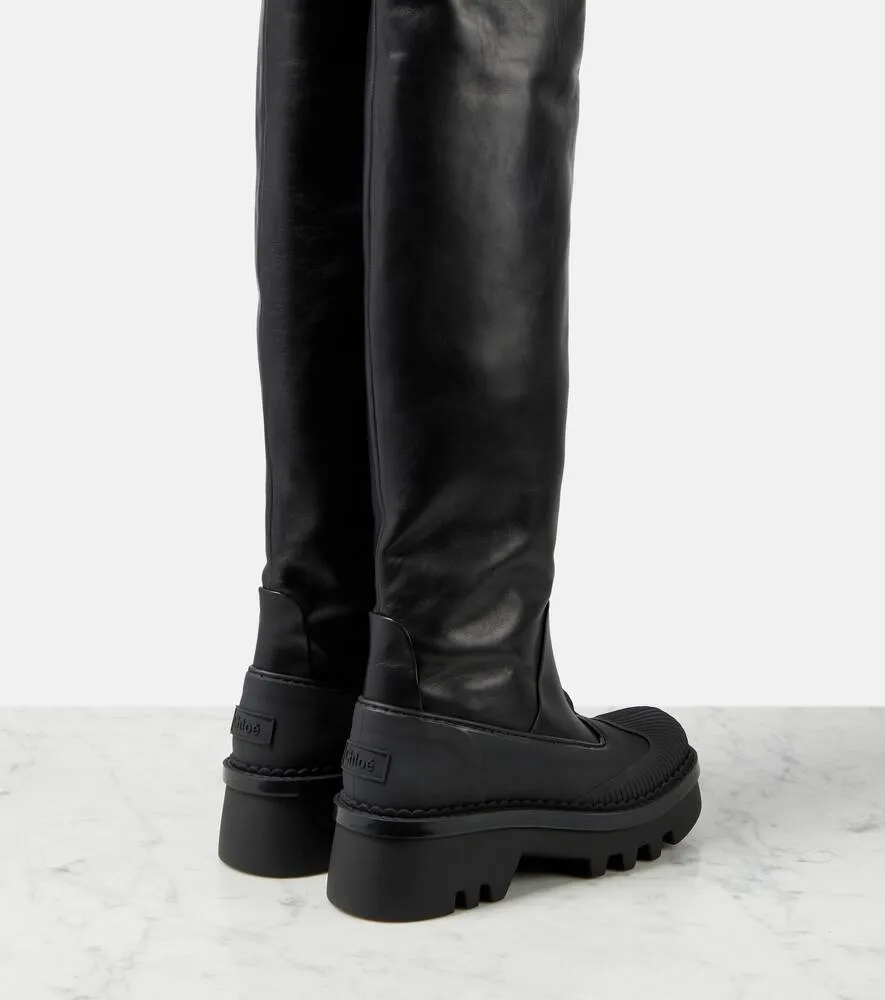 Chloe Raina leather over-the-knee boots