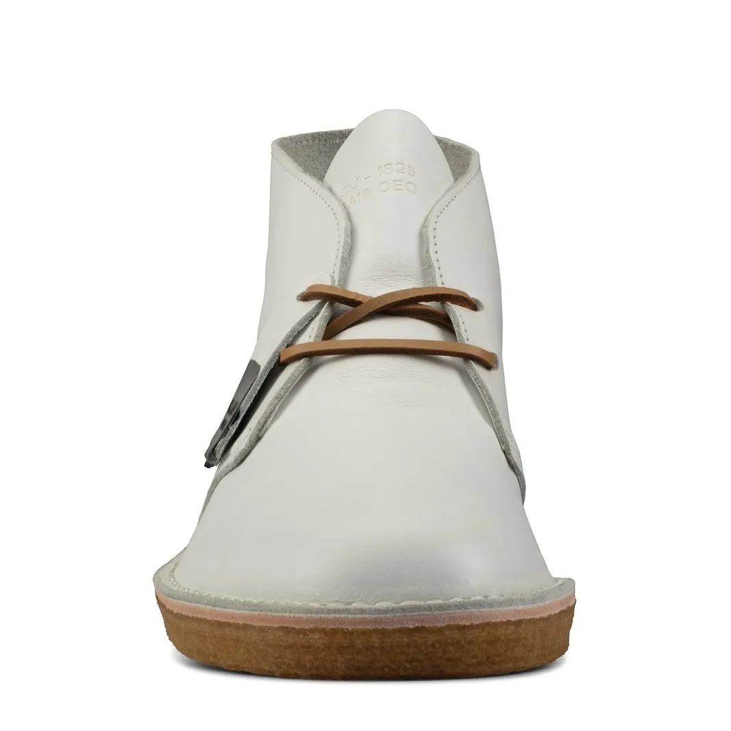 Clarks Originals Men's Two Tone Leather Desert Boots Black White 26159092