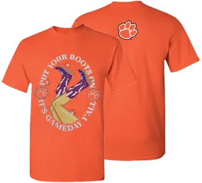 Clemson Boots Up Orange