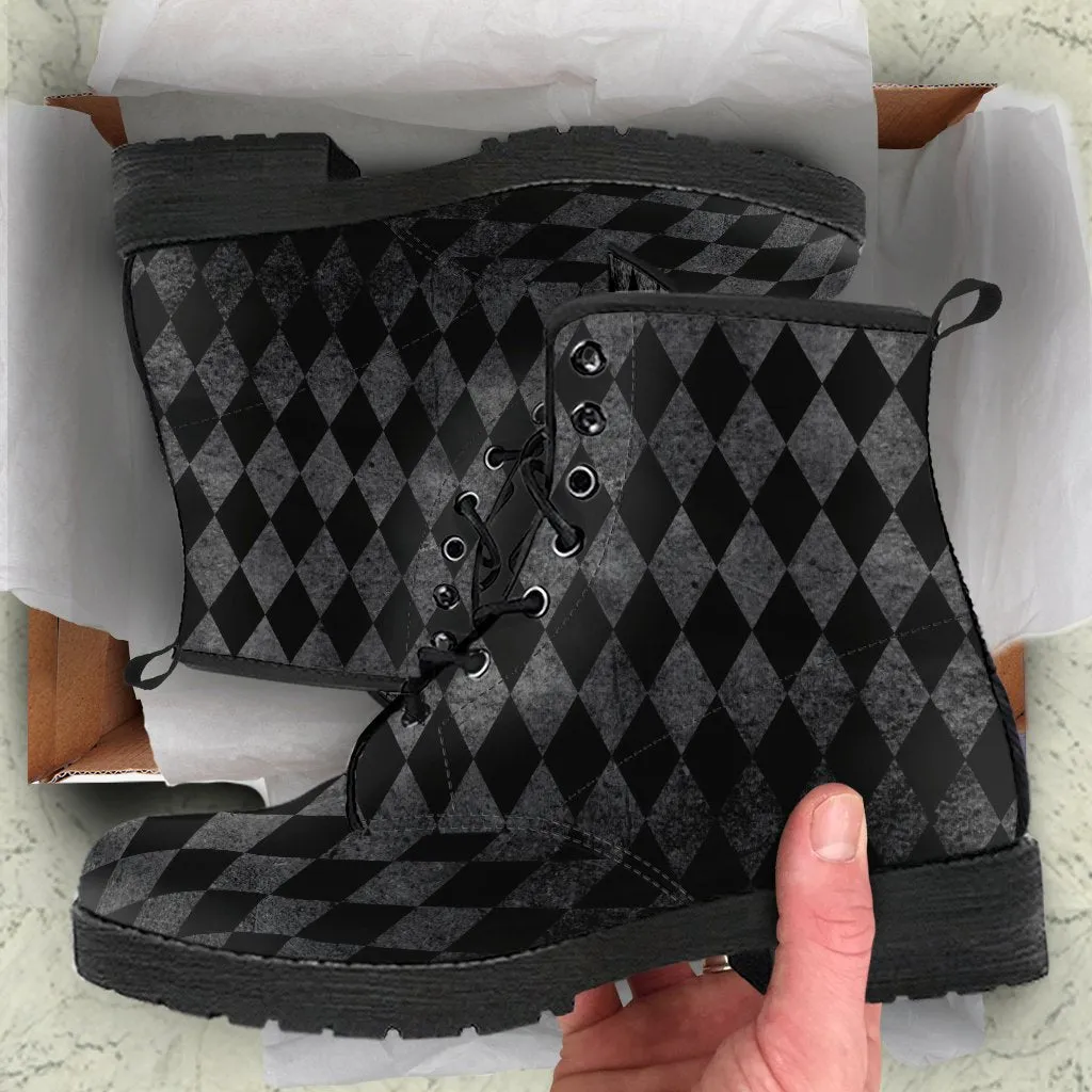 Combat Boots-Rugged Look Distressed Classic Pattern