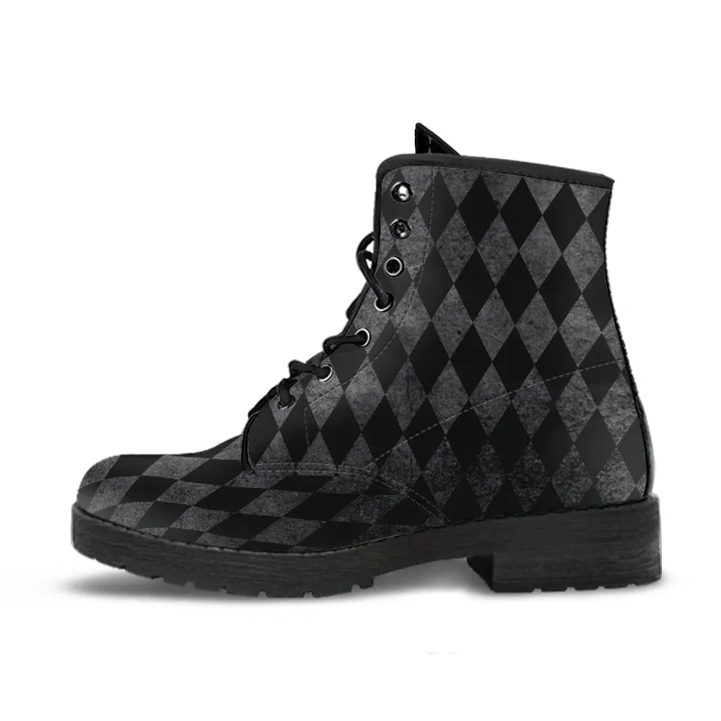 Combat Boots-Rugged Look Distressed Classic Pattern