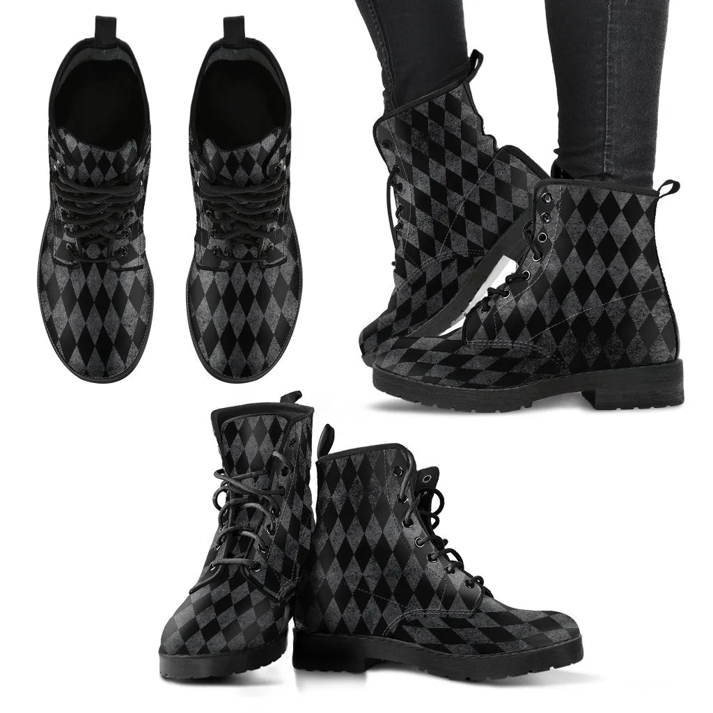 Combat Boots-Rugged Look Distressed Classic Pattern