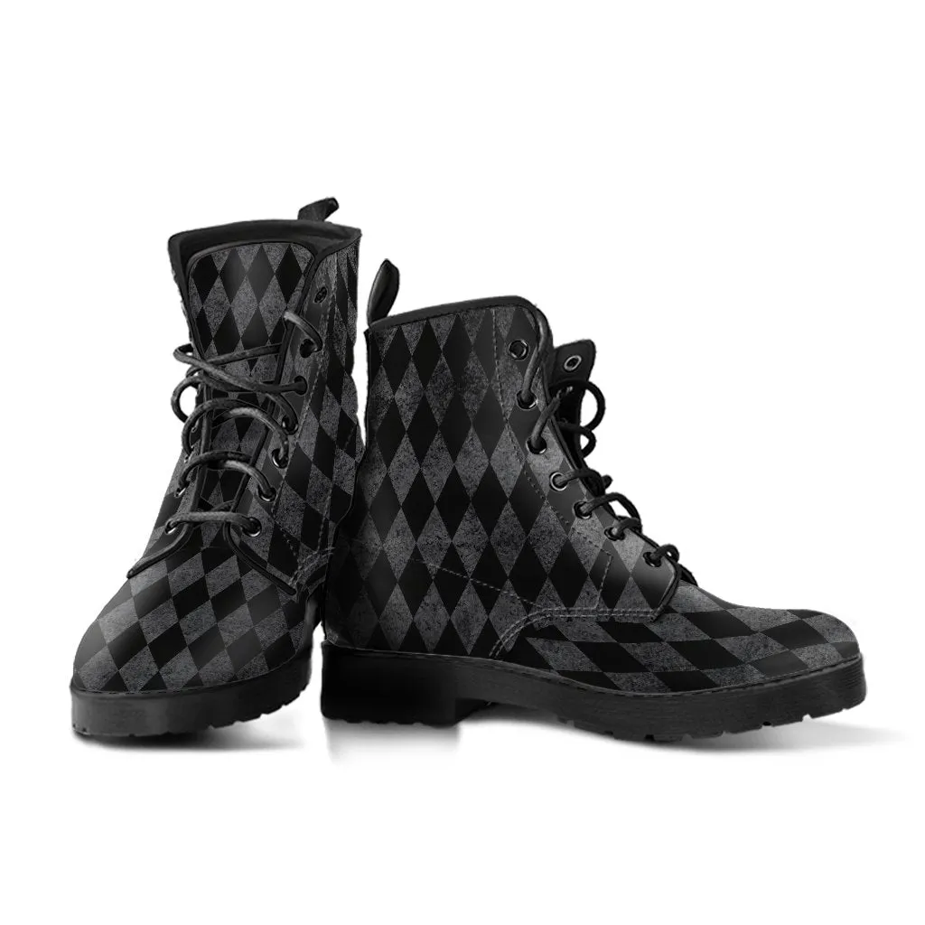 Combat Boots-Rugged Look Distressed Classic Pattern
