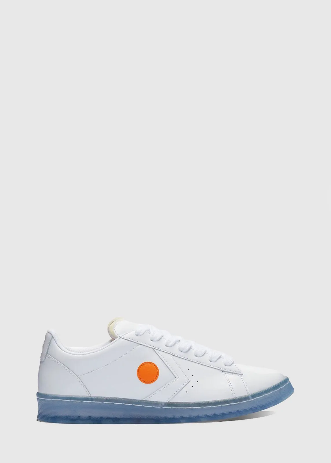 CONVERSE X ROKIT: PRO LEATHER OX "ORANGE POP" [WHITE]
