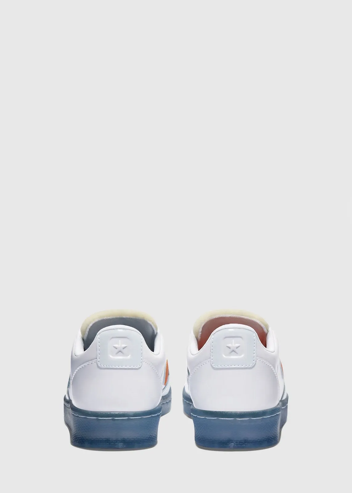 CONVERSE X ROKIT: PRO LEATHER OX "ORANGE POP" [WHITE]