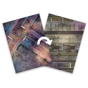 Cyberpunk RED: Combat Zone: 44" x 30" Double Sided Game Mat
