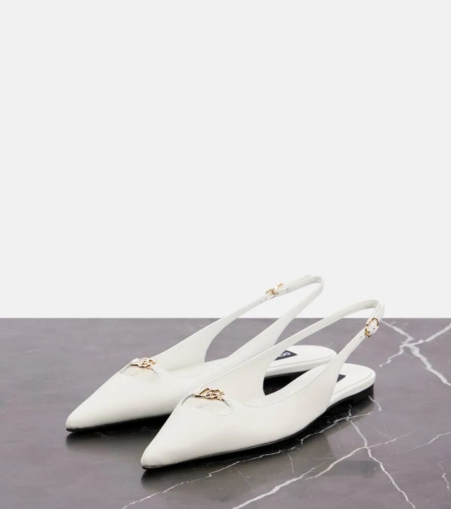 Dolce&Gabbana Lollo leather ballet flats