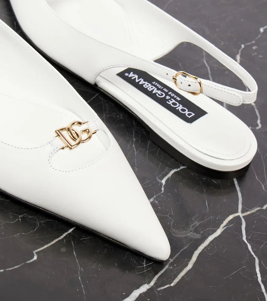 Dolce&Gabbana Lollo leather ballet flats