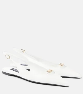 Dolce&Gabbana Lollo leather ballet flats
