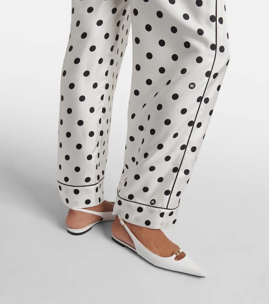 Dolce&Gabbana Lollo leather ballet flats