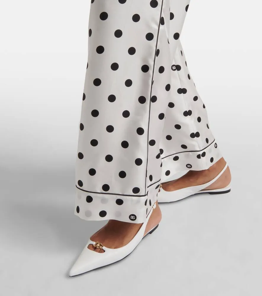 Dolce&Gabbana Lollo leather ballet flats