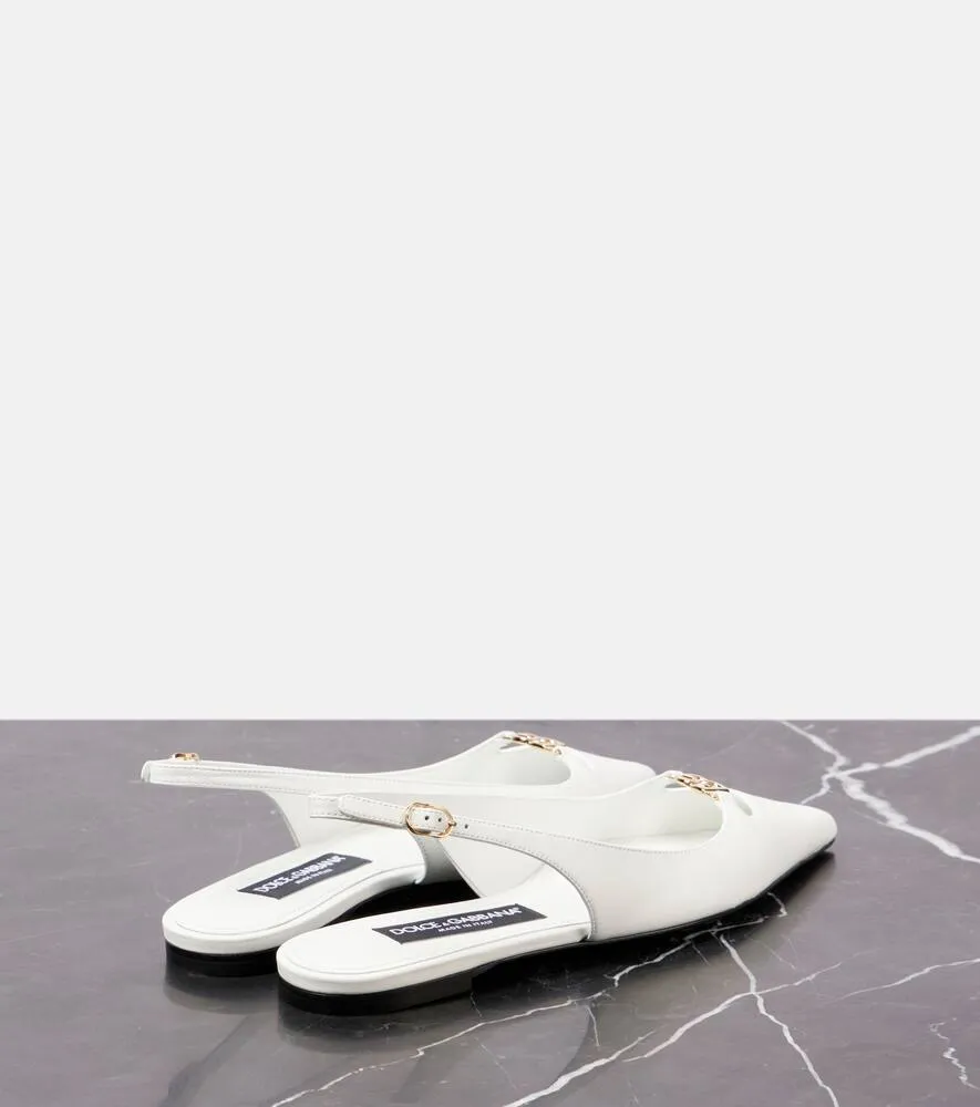 Dolce&Gabbana Lollo leather ballet flats