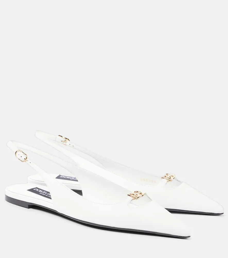 Dolce&Gabbana Lollo leather ballet flats