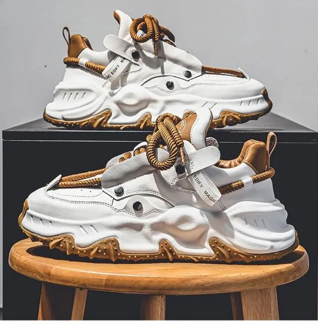 Dvogue footwear RIP TAN best casual party wear shoes for men chunky-dunky look