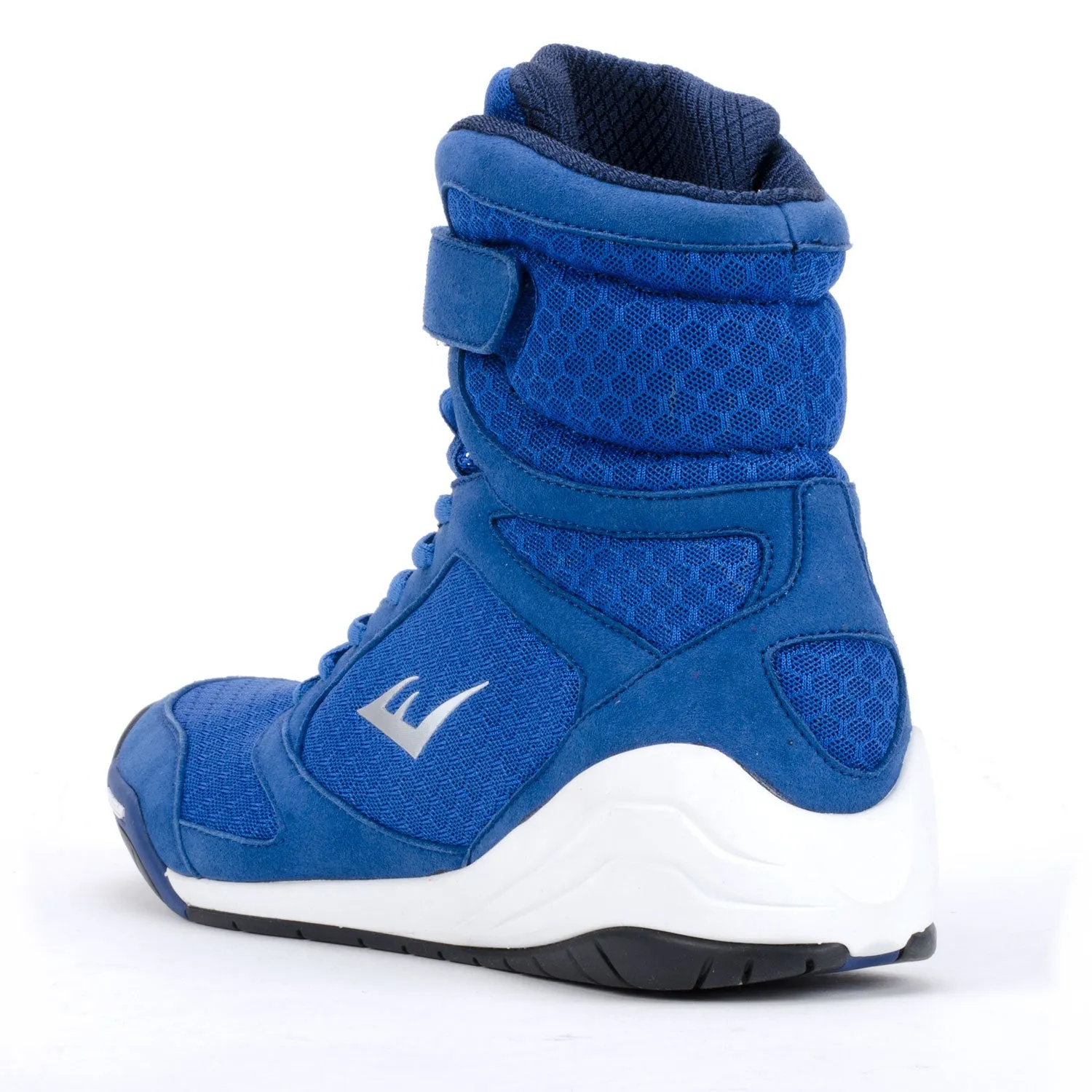 Elite Blue High Top Boxing Shoes