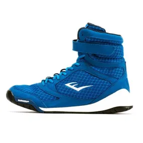 Elite Blue High Top Boxing Shoes