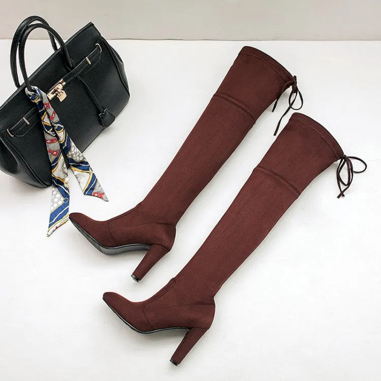 Funki Buys | Boots | Women's Over-the-Knee High Chelsea Boot