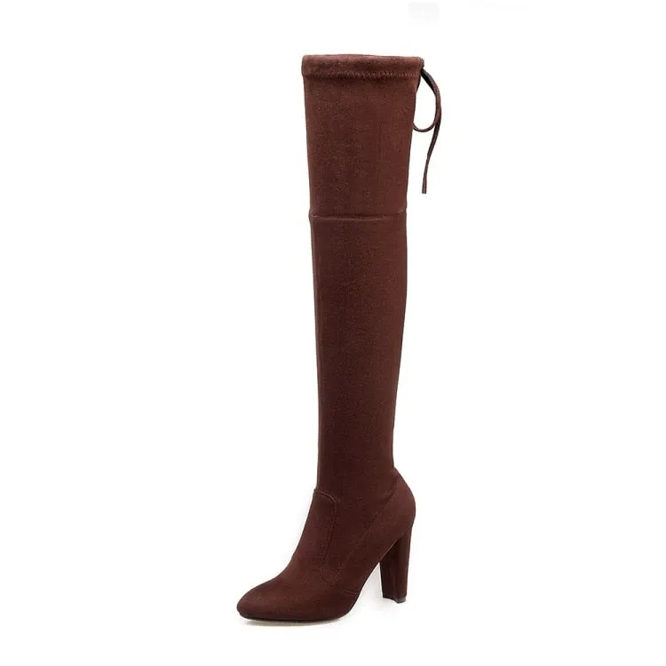 Funki Buys | Boots | Women's Over-the-Knee High Chelsea Boot