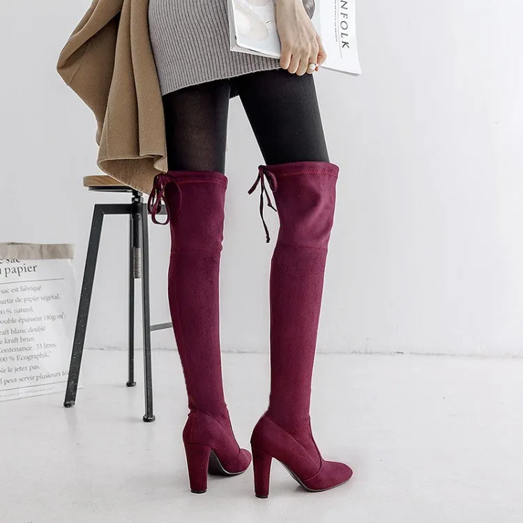 Funki Buys | Boots | Women's Over-the-Knee High Chelsea Boot