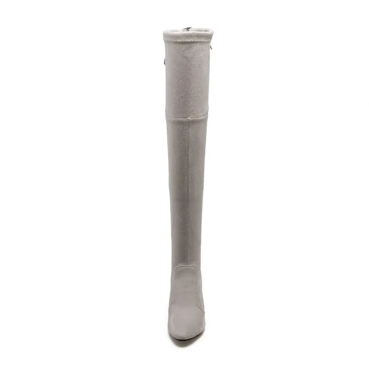 Funki Buys | Boots | Women's Over-the-Knee High Chelsea Boot