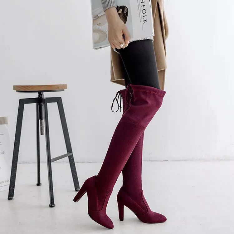 Funki Buys | Boots | Women's Over-the-Knee High Chelsea Boot