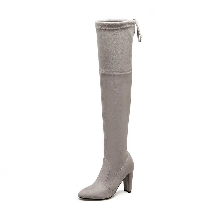 Funki Buys | Boots | Women's Over-the-Knee High Chelsea Boot