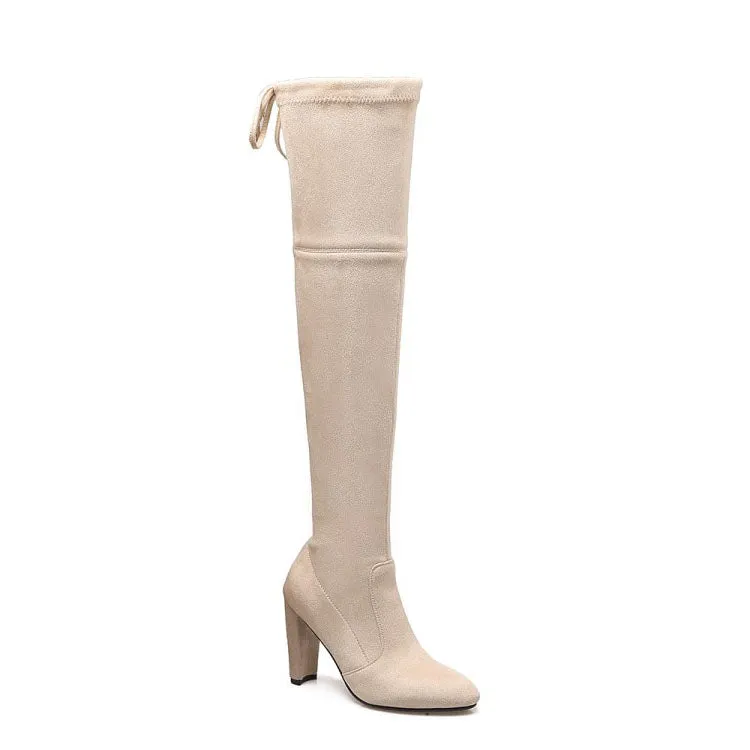 Funki Buys | Boots | Women's Over-the-Knee High Chelsea Boot