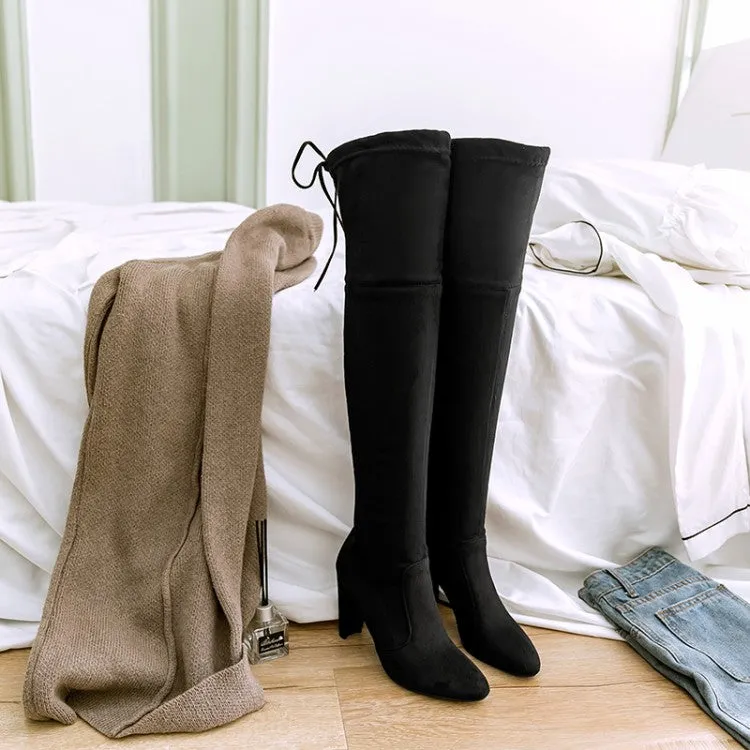 Funki Buys | Boots | Women's Over-the-Knee High Chelsea Boot