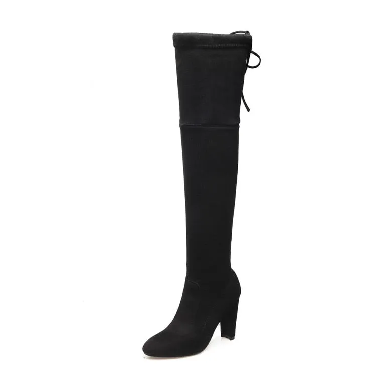 Funki Buys | Boots | Women's Over-the-Knee High Chelsea Boot