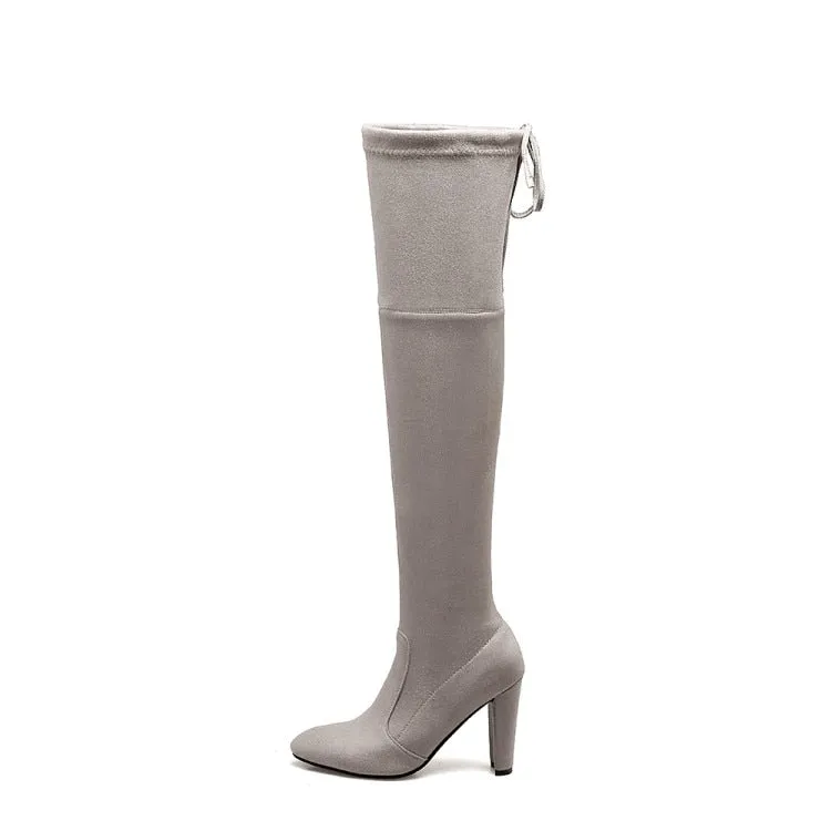 Funki Buys | Boots | Women's Over-the-Knee High Chelsea Boot
