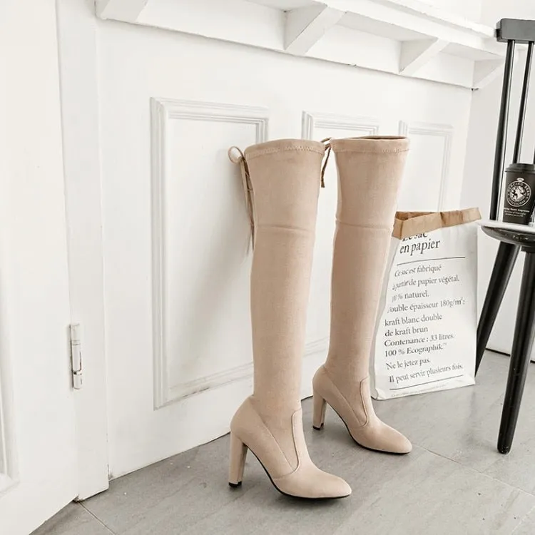 Funki Buys | Boots | Women's Over-the-Knee High Chelsea Boot