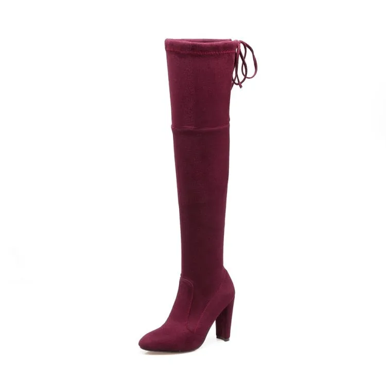 Funki Buys | Boots | Women's Over-the-Knee High Chelsea Boot