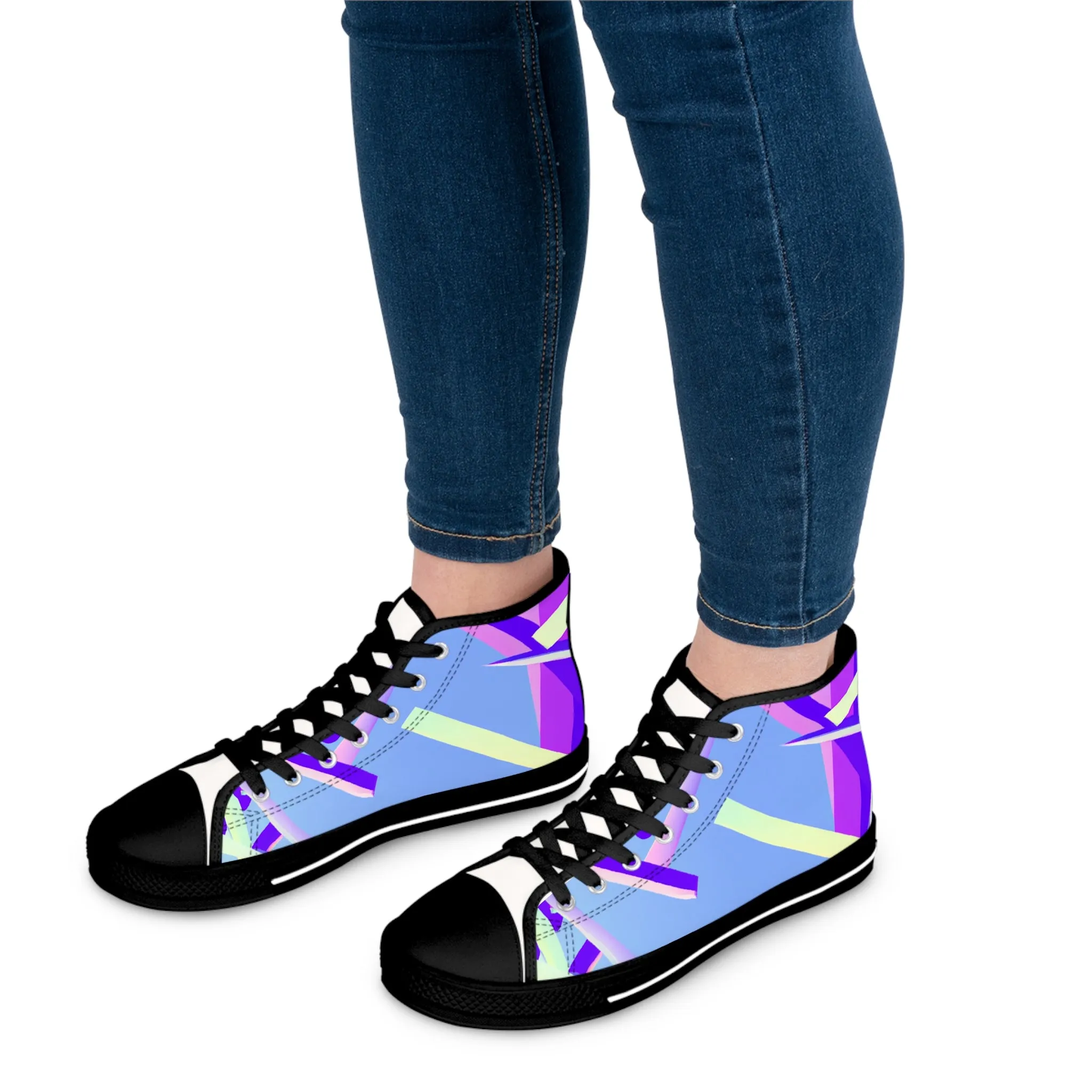 Glam Glossy. - high top