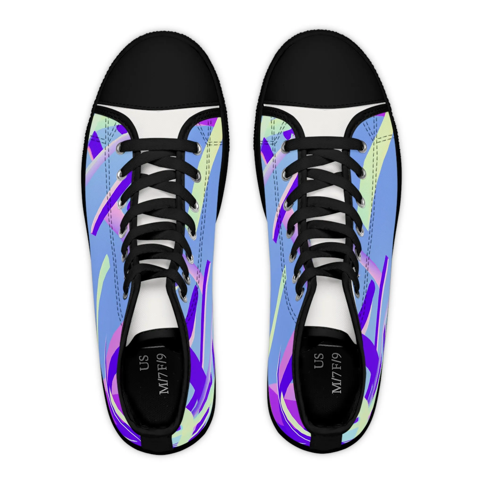 Glam Glossy. - high top