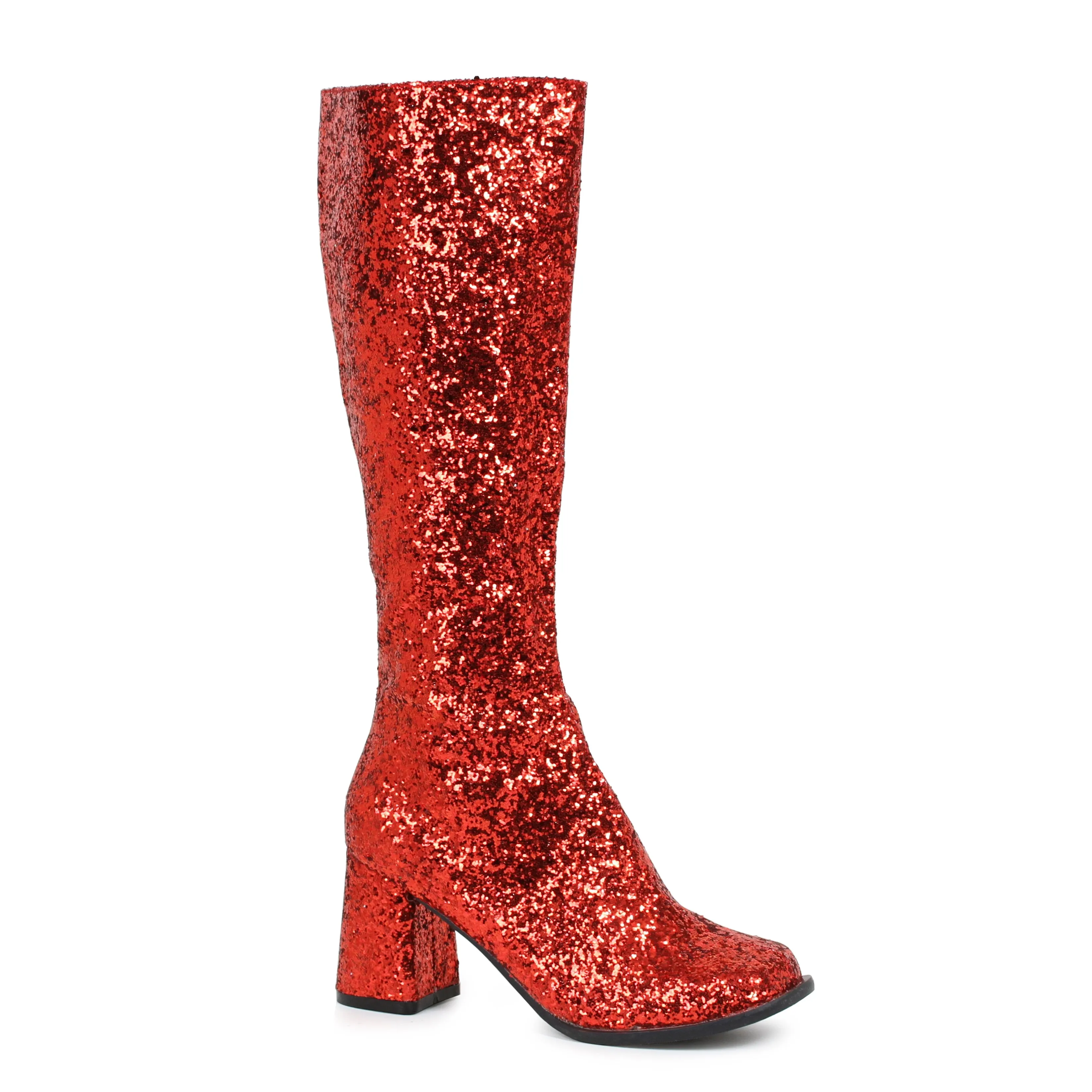 GOGO-G 3" Heel Glitter Gogo Boot. W/Zipper.