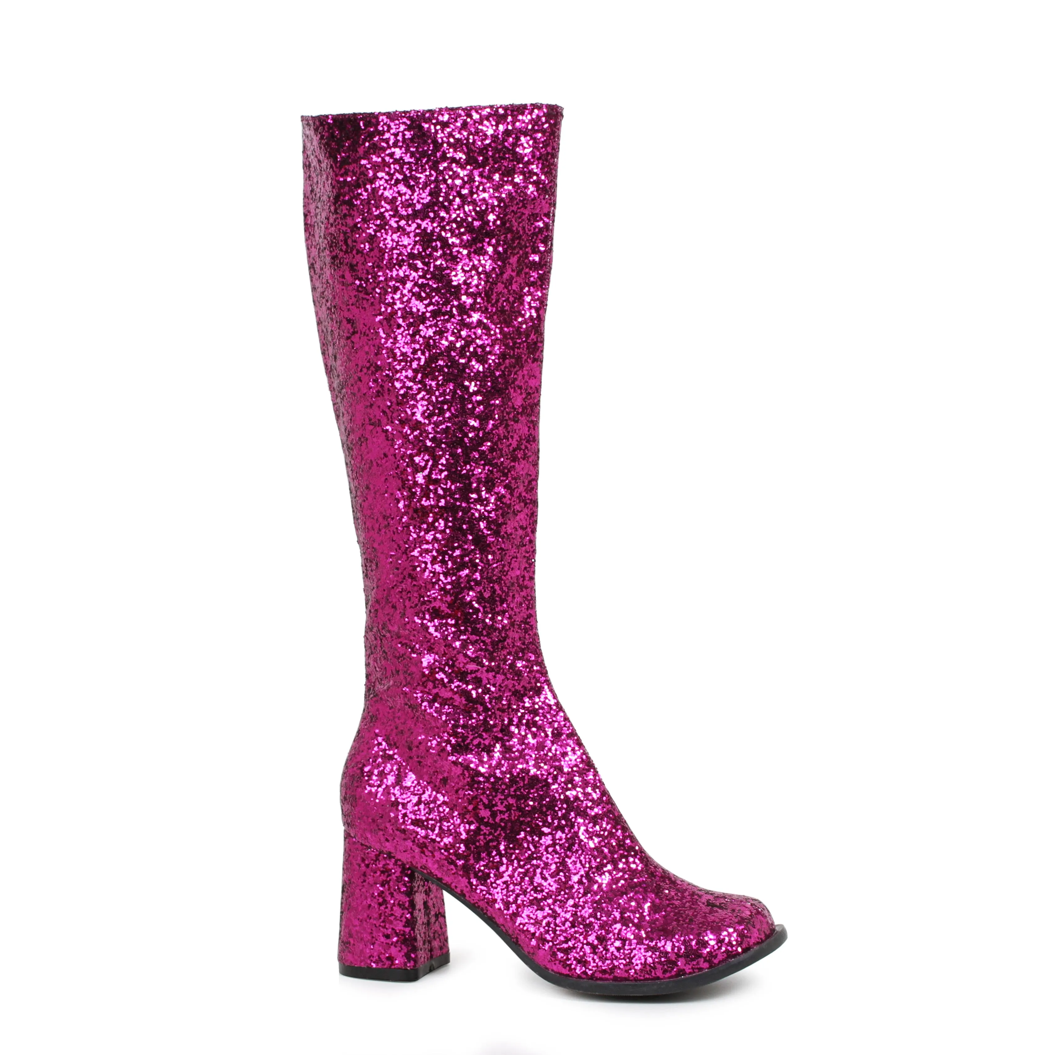 GOGO-G 3" Heel Glitter Gogo Boot. W/Zipper.