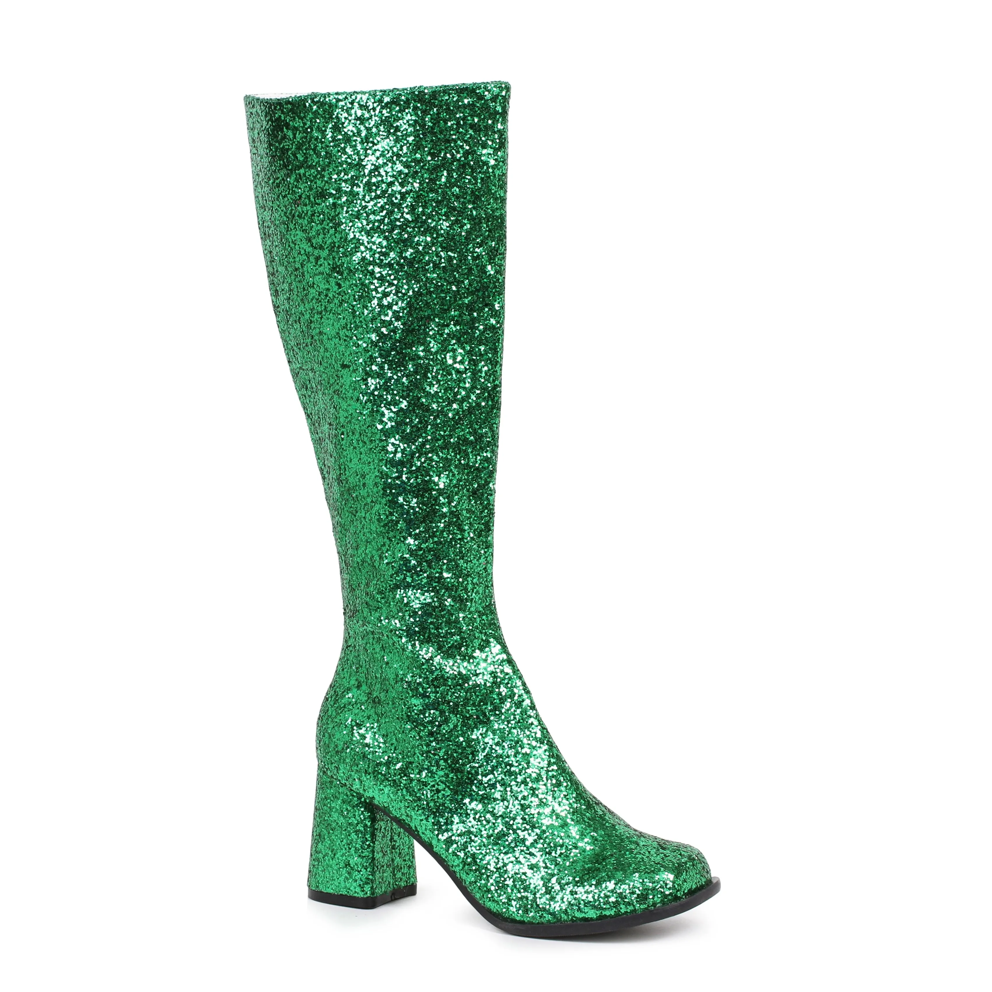 GOGO-G 3" Heel Glitter Gogo Boot. W/Zipper.