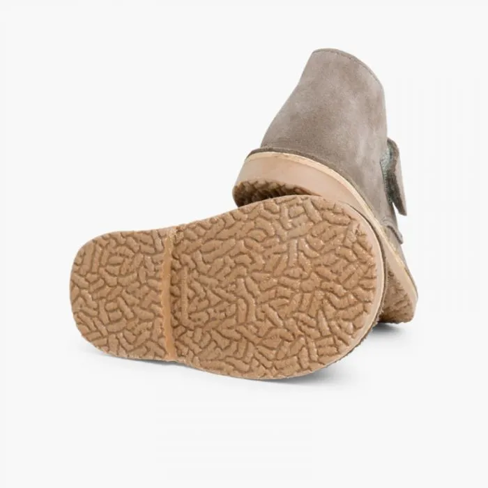 KIDS RIPTAPE SUEDE DESERT BOOTS GREY