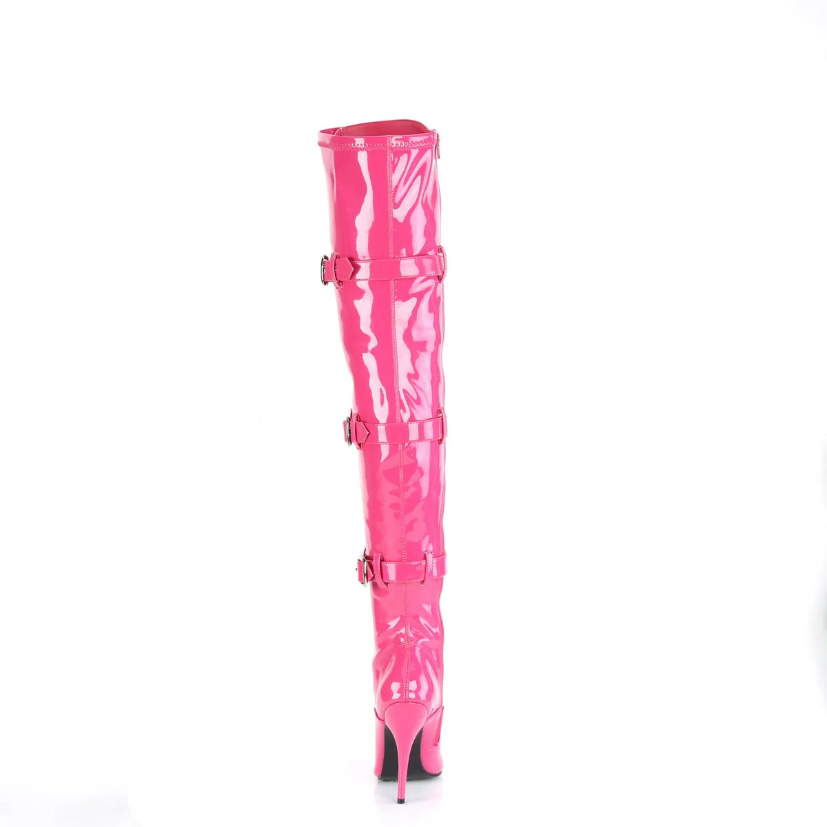Lace-Up Buckle Thigh Boot 5-inch Heel 6-colors SEDUCE-3028