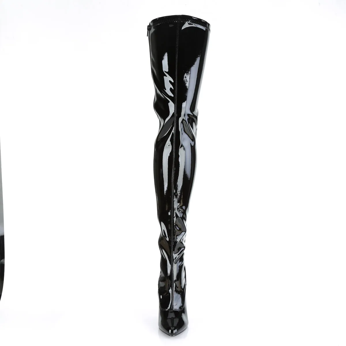 Lace-up Open Back Thigh Boot 5-inch Heel SEDUCE-3063