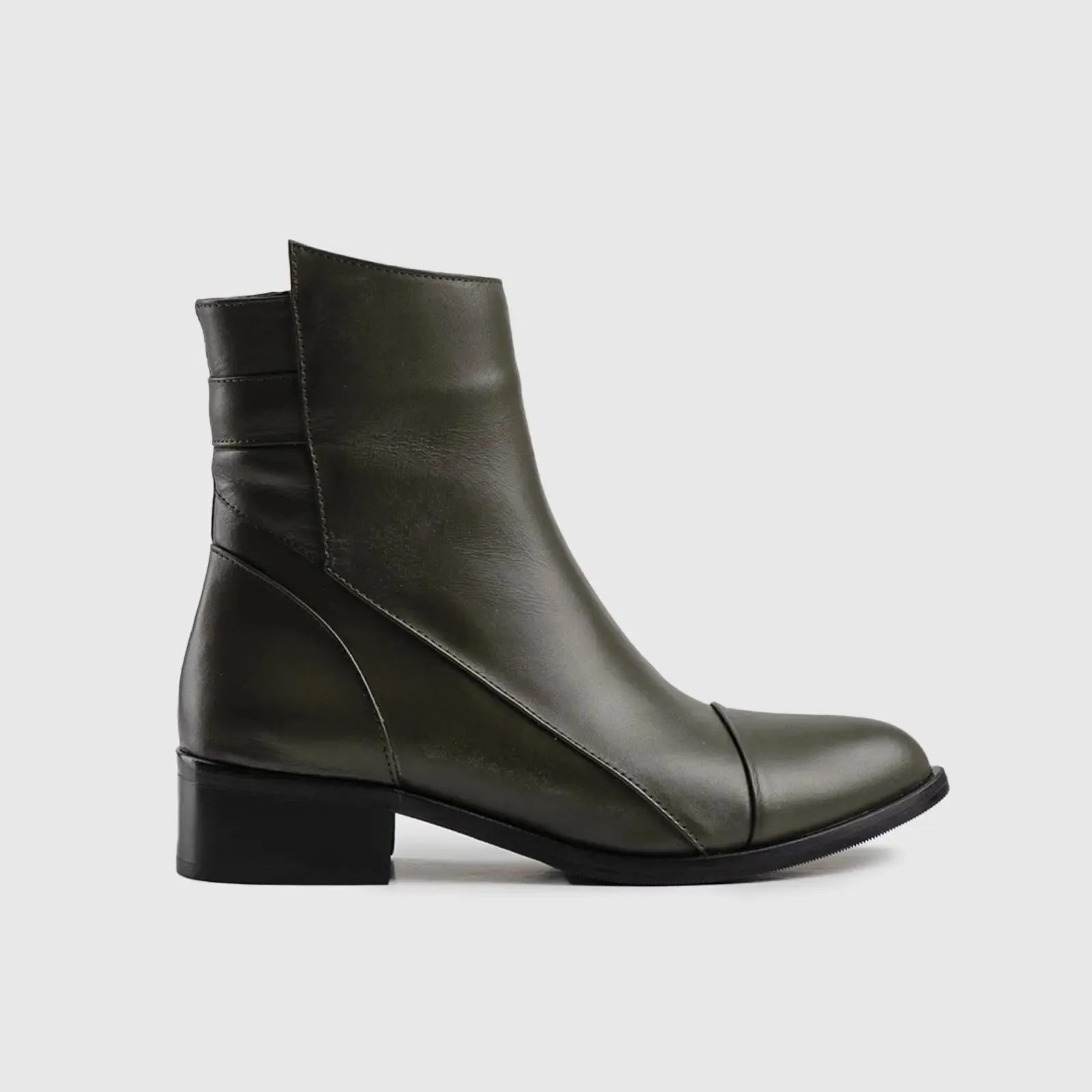 Leather Ankle Boots 11098