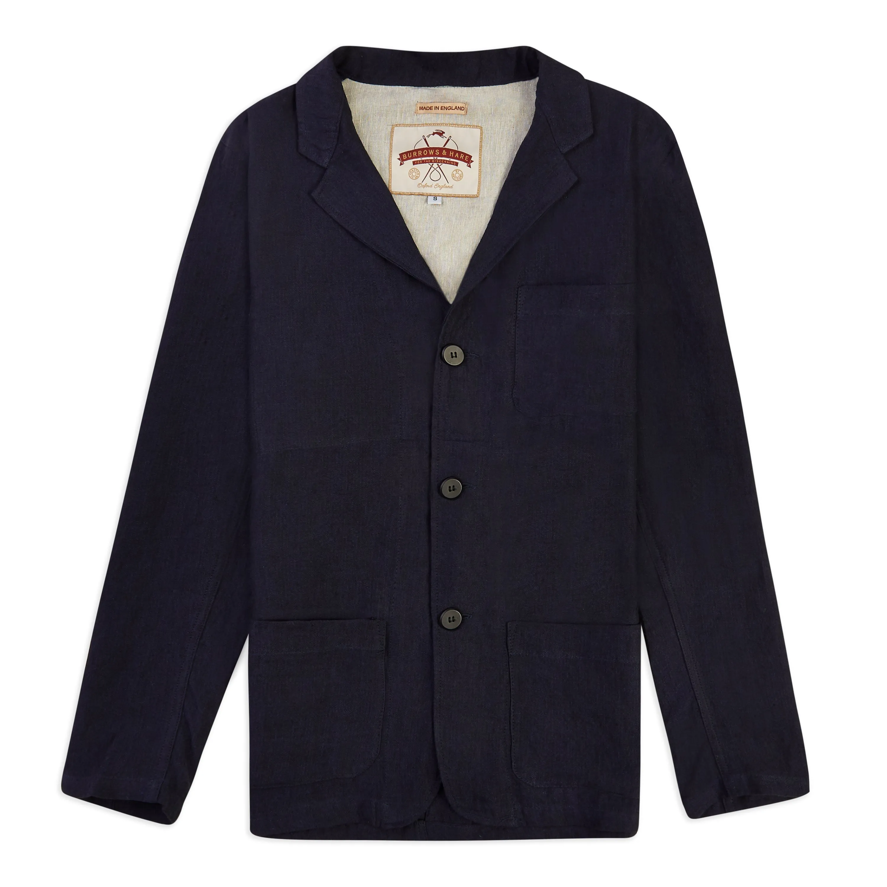 Linen Blazer - Indigo