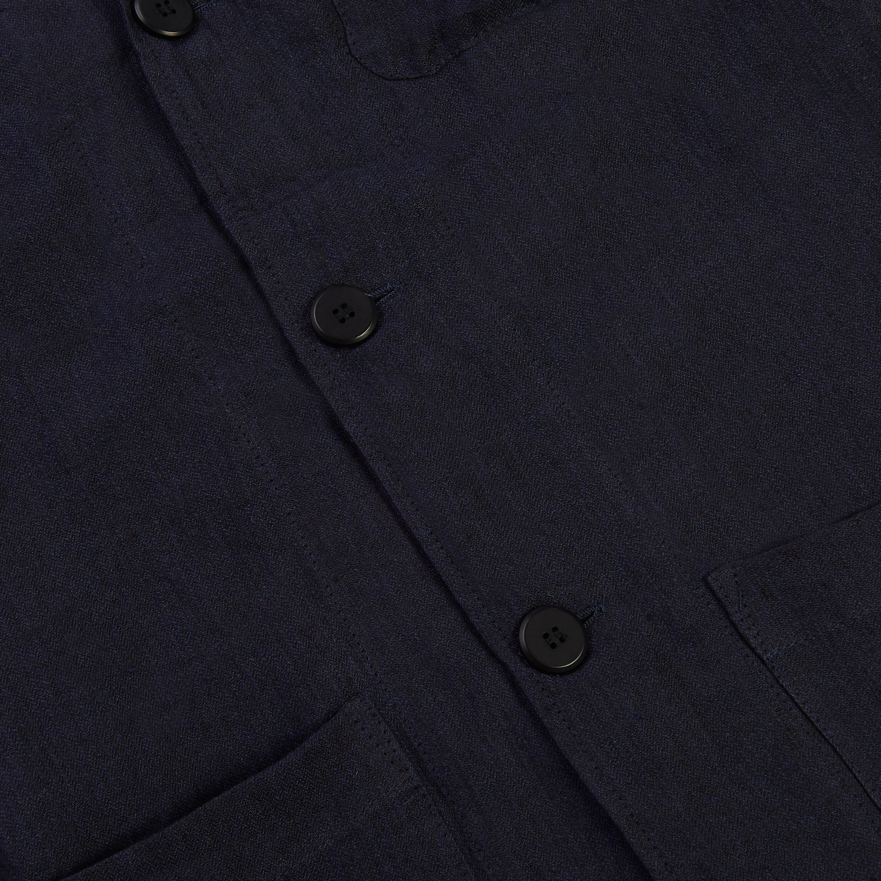 Linen Blazer - Indigo