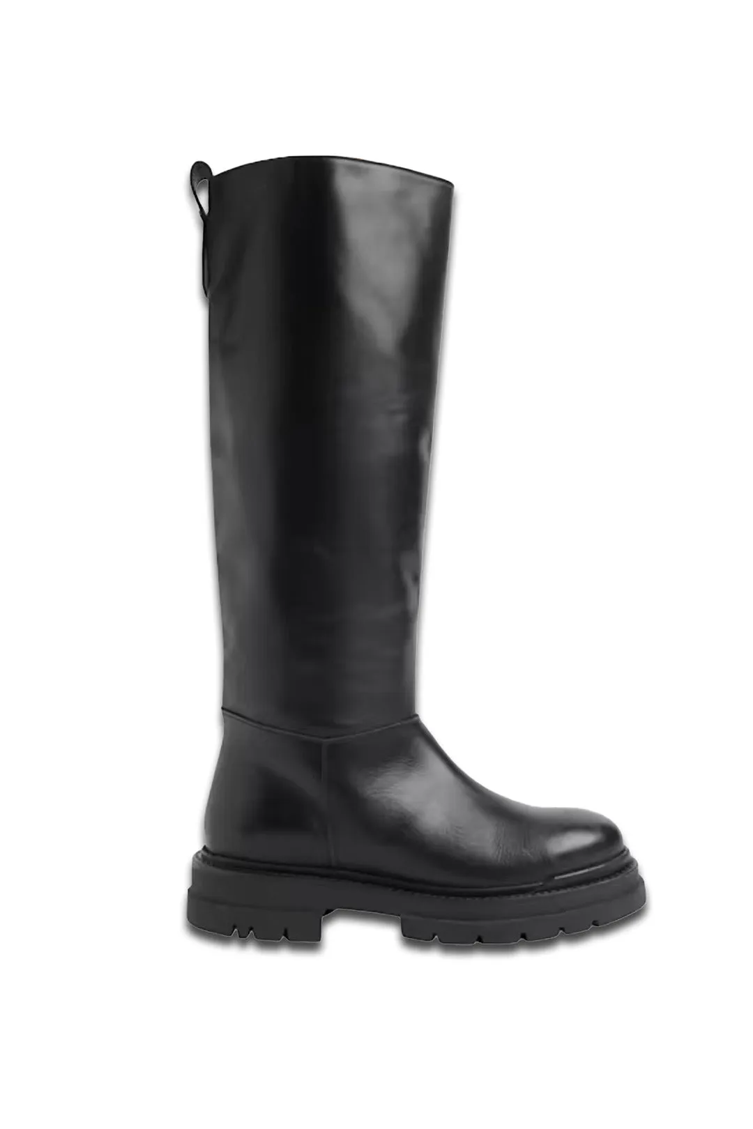 Maceo Lug Sole Knee High Boot